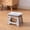Gris, variante sur cpengpj Tabouret Pliable en Plastique pour Adultes, Chaise de Camping Portable et Compacte avec Pieds Antidérapants, Tabouret Pliant Léger pour la Pêche en Plein Air et à l'Intérieur, en Couleurs Bleu Rose Gris Kaki