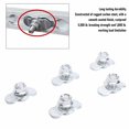 thumbnail image 4 of 5 Pcs Écrou Fileté Double Crantage M10x20mm pour Camion Lit Remorque Contrôle de Cargaison Ramassage RV ATV Points d'Ancrage Robustes Roulement 5500 LBS, 4 of 7