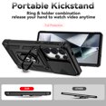 thumbnail image 3 of TYJKeJi Case with Holder Stander Kickstand Drop Resistant Shockproof Case For Samsung Galaxy S25 Ultra, 3 of 9
