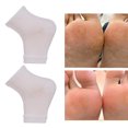 thumbnail image 3 of 1 Set Gel Heel Socks Woolen Toeless Comfortable Open Toe Silicone Beauty Hosiery Spa Experience Adjustable Ankle Kit for Summer Type 1, 3 of 5