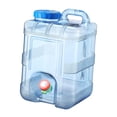 thumbnail image 1 of 15L Camping Water Storage Jug Water Carrier Water Tank Water Bottle Carrier with Faucet Water Container for BBQ Driving Drinking RV, 1 of 8