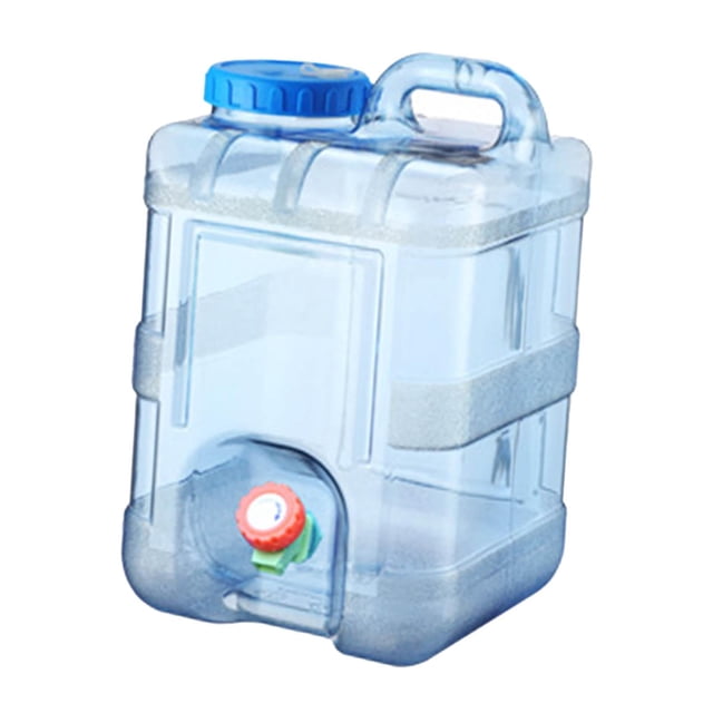 15L Camping Water Storage Jug Water Carrier Water Tank Water Bottle Carrier with Faucet Water Container for BBQ Driving Drinking RV