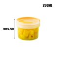 thumbnail image 2 of TIELUTT Contenant de Rangement Alimentaire Portable Étanche avec Poignée Contenants de Rangement pour Aliments Secs pour l'Organisation de la Cuisine Contenants de Lunch Étanches Contenant de Laitue pour Réfrigérateur Verre de Rangement pour Aliments, 2 of 3