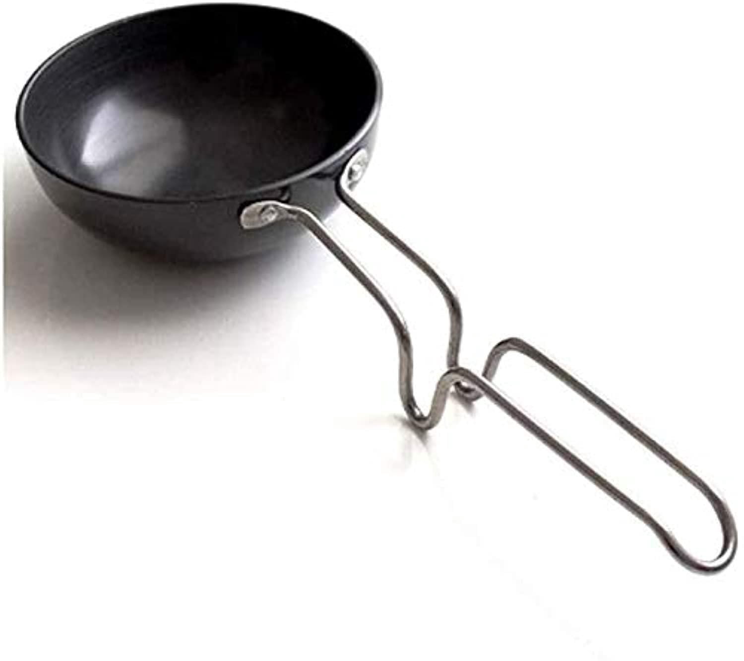 Verka Hard Anodized Black Tadka Pan, 5 inch