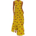 thumbnail image 2 of Innerwin Longues Robes Maxi à Imprimé Floral pour Femmes, Robe d'Été de Plage, Vacances, Sans Manches, Style Débardeur Hawaïen, T 3TG, 2 of 3