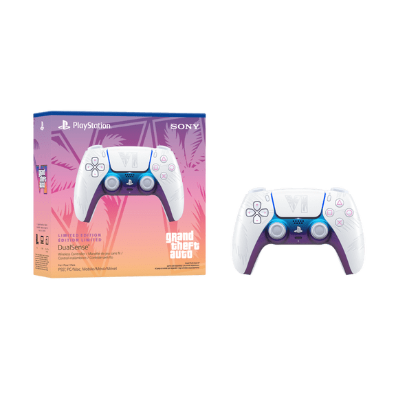 Manette sans fil DualSense® – Édition limitée blanche Grand Theft Auto VI