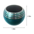 thumbnail image 3 of Pompotops Haut-Parleur Bluetooth, Petit Haut-Parleur, Haut-Parleurs Bluetooth Portables TWS, Mini Haut-Parleur Bluetooth M9-Border Petit Haut-Parleur Jumelé Caisson de Basses Portable TWS Voix Volume Élevé Audio Portable, 3 of 6