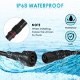 thumbnail image 2 of Keenso 10W Underwater Light LED Spotlight, 2pcs Underwater Lamp IP68 Waterproof 12V RGB LED Underwater Fountain Light Spotlight, 2M Cable Landscape Pool Pond Aquarium With Remote Control, 2 of 7