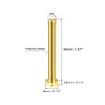 thumbnail image 2 of Unique Bargains Brass Hex Bolts, M5x40mm 30 Pack Fully Thread Grade 4.8 Machine Screws, 2 of 4