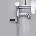 thumbnail image 4 of Binwennn Stainless Steel Faucet Kitchen down Stainless Steel Kitchen Faucet Hose Kitchen Faucet Replacement Home LED Digital Shower Faucets Water Bathing Temperature Meter Electricity Hot, 4 of 8