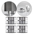 thumbnail image 3 of Base d'Isolation Support Pieds de Haut-Parleur Pare-Chocs en Alliage d'Aluminium pour Haut-Parleur Audio 4 Pcs, 3 of 8