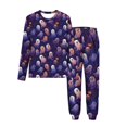 thumbnail image 2 of MKOSPLRT Pyjama d'Halloween pour Enfant 3-15 Ans Fantômes Citrouille Ensembles de Pyjama Chandails à Manches Longues Bas Resserré Pantalons de Jogging Pjs pour l'Automne et l'Hiver, 2 of 9