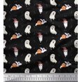thumbnail image 1 of Soimoi Silk Fabric Ghost Halloween Decor Fabric Printed Yard 42 Inch Wide, 1 of 3