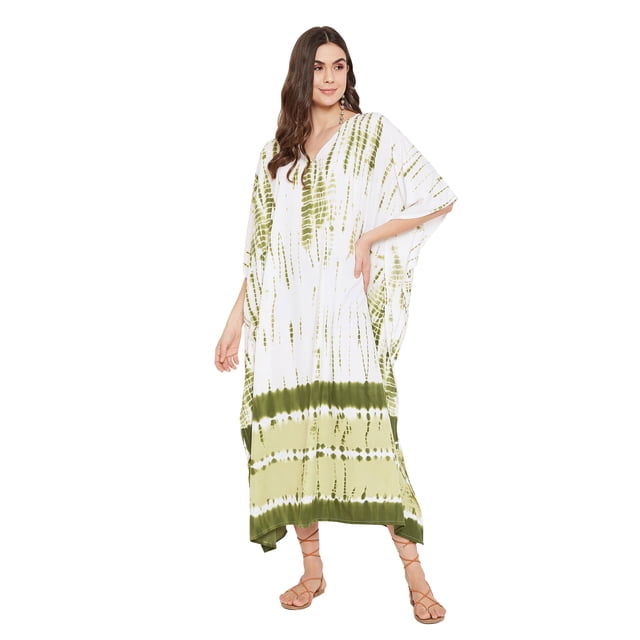 Caftans Longs pour Femmes Grande Taille Robe Caftan Robe de Soirée Fête Été Plage Robe d'Été Manches Kimono Longues Robes Décontractées en Ligne