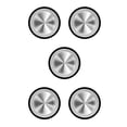 thumbnail image 1 of Ruiboury Mobile Phone Game Joystick Practical Screen Sucker Rocker Gamepad Button Controller Assist Joypad Gaming Supplies Black 5Set, 1 of 6