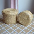 thumbnail image 4 of Wheat Grass Basket with Lid  Small  Wicker Woven Baskets  Little Handmade Rattan Storage Basket Box for Shelf  Home  Bathroom Decor, 4 of 8