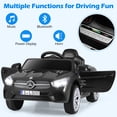thumbnail image 3 of OLAKIDS 12V Electric Kids Ride On Car, Licensed Mercedes Benz SL500 Toy Car with Remote Control, MP3 Plug, USB, 2 Speeds, LED Lights, Battery Powered Toy Vehicle for Toddler Children, 3 of 9