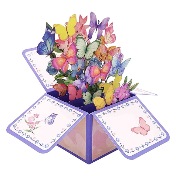 Gifts for Women Birthday Unique Best Friends 3D Paper Flower Bouquet Greeting Card Gift for Female Bosss Best Friend Mothers Parents Birthday Anniversary