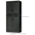 thumbnail image 3 of HOMCOM 71" Kitchen Pantry with 4 Hinged Doors and Adjustable Shelves, 3 of 10