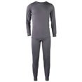thumbnail image 1 of SLM Men's Two Piece Fleece Thermal Underwear Set Long Johns Top and Bottom Gift, 1 of 2