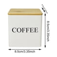 thumbnail image 3 of Big Glass Containers Storage for Lids Fridge Food Storage Containers Meat Freezer Containers Airtight Food Storage Containers for Flour Set Of 3 Coffee Tea And Canister – Kitchen Storage Jars With Lid, 3 of 4