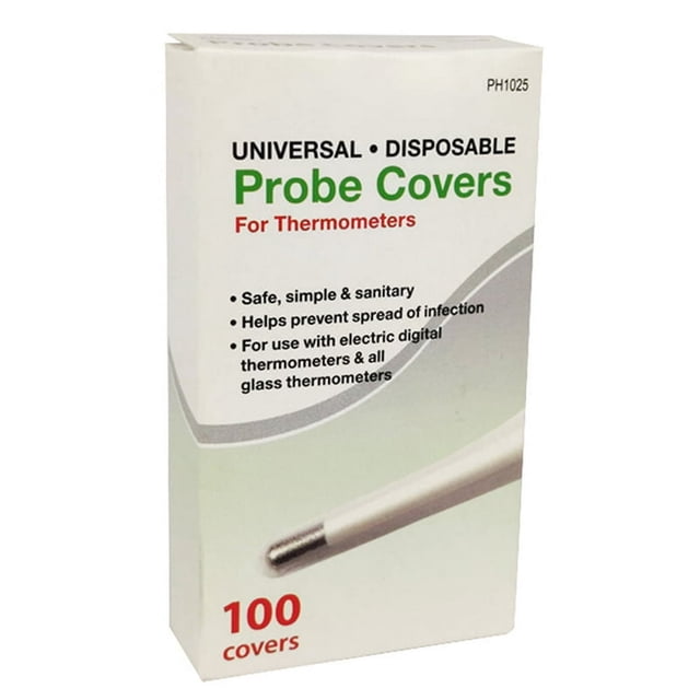 100Pcs/set Digital Thermometer Probe Cover Disposable Protector Electronic Cover