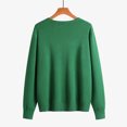 thumbnail image 4 of Cameland Cardigan Veste Chandail Uni à Col Rond pour Femmes Chandail à Col Rond, 4 of 7