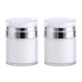 thumbnail image 1 of 2pcs Vacuum Pump Press Bottles Empty Airless Pump Bottles Refillable Cosmetic Jars 50ML​, 1 of 9
