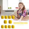 thumbnail image 2 of EIGTHTAIL 10pcs Microphone Windscreen Sponge Cover Mic Foam Protective Caps (Red) Musical Instrument Accessories, 2 of 6