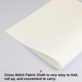 thumbnail image 3 of Unique Bargains 14 Count Cross Stitch Cloth 20 by 28 Inch Embroidery Fabric, Beige White, 3 of 6