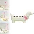 thumbnail image 1 of Stylish Ceramic Bathroom Organizer Design Toothbrush Holder with Four Compartments, 1 of 3