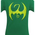 thumbnail image 3 of Iron Fist Distressed Symbol Men's T-Shirt-3XLarge, 3 of 4