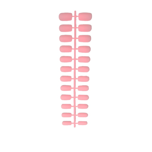 1 Set Glue on Nails Medium Length Files Stick Length Press on Full Cover Wraps Art Decals Artificial Beauty Tool Manicure Kit Decorations 11