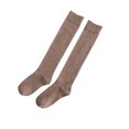 thumbnail image 1 of Youkk 1 Paire Dames Genoux Chaussettes Hautes Filles JK Robe Longs Bas Café Respirant, 1 of 6