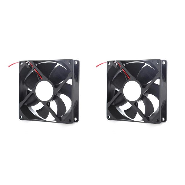 bedienty Computer Case Cooling Fan Low-noise Replacement PC Cooler Replacement Professional Electrical Heater Humidifier Vacuum Roller Bearing 2Set