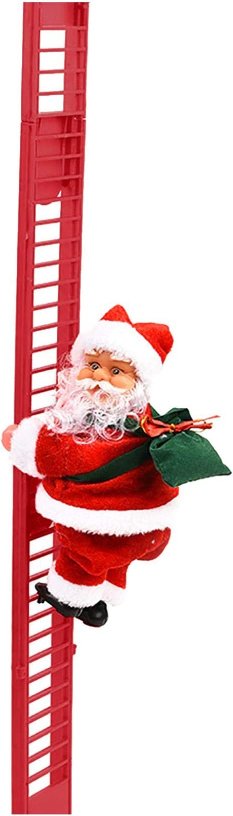 Factory direct explosion of electric climbing ladder Santa Claus climbing bead chain creative gifts for children Ladder senior
