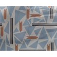 thumbnail image 4 of oneOone Georgette Viscose Fabric Triangle & Line Geometric Print Fabric By Yard 42 Inch Wide, 4 of 4