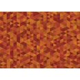 thumbnail image 1 of Ahgly Company Machine Washable Indoor Rectangle Transitional Orange Red Orange Area Rugs, 4' x 6', 1 of 7