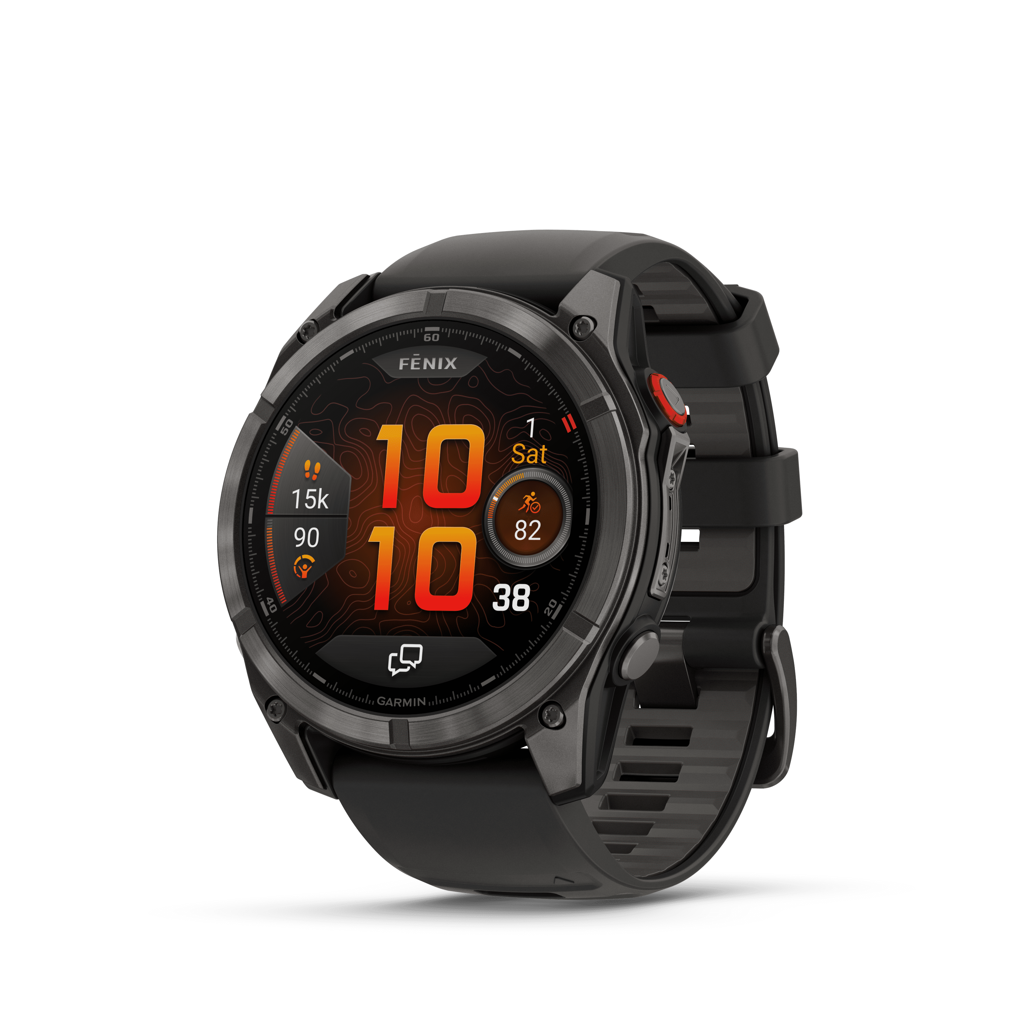 Garmin Fenix 8 Pro Smartwatch 51mm Carbon: Extended Battery up to 27 Days, Advanced Map Navigation, LTE LiveTrack, Step Speed Loss Tracking, Smart Wake Alarm!