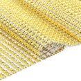 thumbnail image 3 of Rdeghly 2 Colors 24 Rows Mesh Ribbon Cake Roll Rhinestone Wrap Wedding Party Decoration, Rhinestone Mesh Ribbon,Mesh Ribbon, 3 of 4