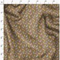 thumbnail image 3 of Soimoi Brown Velvet Fabric Wild Animal Fabric Prints by Yard 58 Inch Wide, 3 of 5