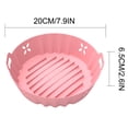 thumbnail image 3 of Dvkptbk Air Fryer Liners Air Fryer Silicone Pot Air Fryer Silicone Liners Non Stick Air Fryer Basket Accessories, Reusable Replacement of Flammable Parchment Liner Paper on Clearance, 3 of 3