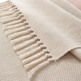 thumbnail image 2 of Chemin de Table Style Ferme, Chemin de Table Rustique Vintage, Chemin de Table Tressé en Coton pour Table Basse, Chemin de Table Tissé Beige, 2 of 6