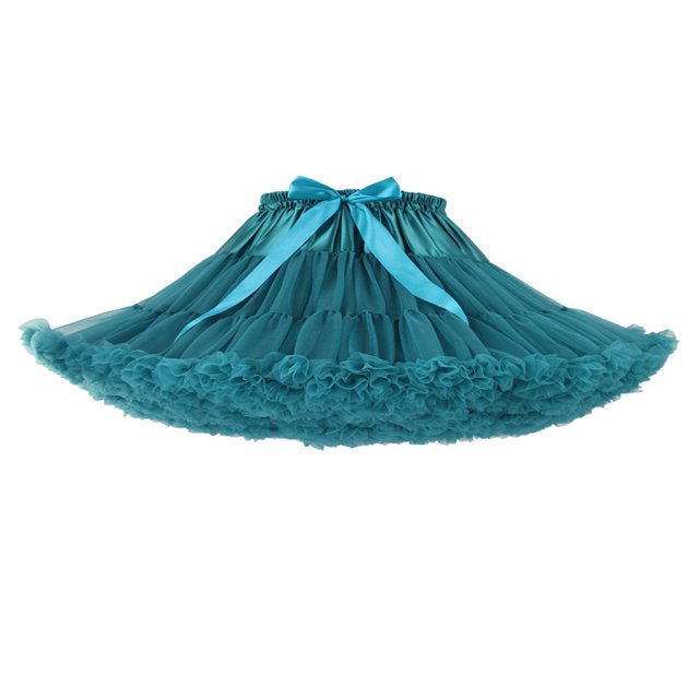 MesaSe Womens Multi-Layered Solid Pleated Tulle Tutu Puffy Party Club Cosplay Mini Skirt