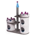 thumbnail image 3 of Prevue Pet Kitty Power Paw's Plush King's Court Multi-Level Cat Tree With Condos, 3 of 3