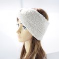 thumbnail image 4 of 2PCS Girls Headbands Cute Ultra Soft Knitting Plush Headbands Turban Headbands, 4 of 10