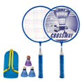 thumbnail image 1 of facefd Kids Badminton Racket Badminton Set School Sports Badminton Racket with 3 Balls and Carrying Bag Child Toys, 1 of 6