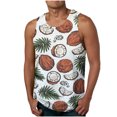 thumbnail image 2 of Birdeem Nouveau Débardeur Décontracté Mode Homme Été Floral Hawaïen Imprimé Sport Col Rond, 2 of 6