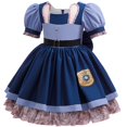 thumbnail image 4 of Girls Bunny Rabbit Costume with Accessories Animal Ears Princess Dress Halloween Outfits, 4 of 7