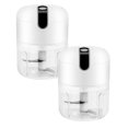 thumbnail image 1 of Oleegame 2PC Multi Functional Cooking Electromechanical Meat Mince Machine Home Meat Grinder White, 1 of 8